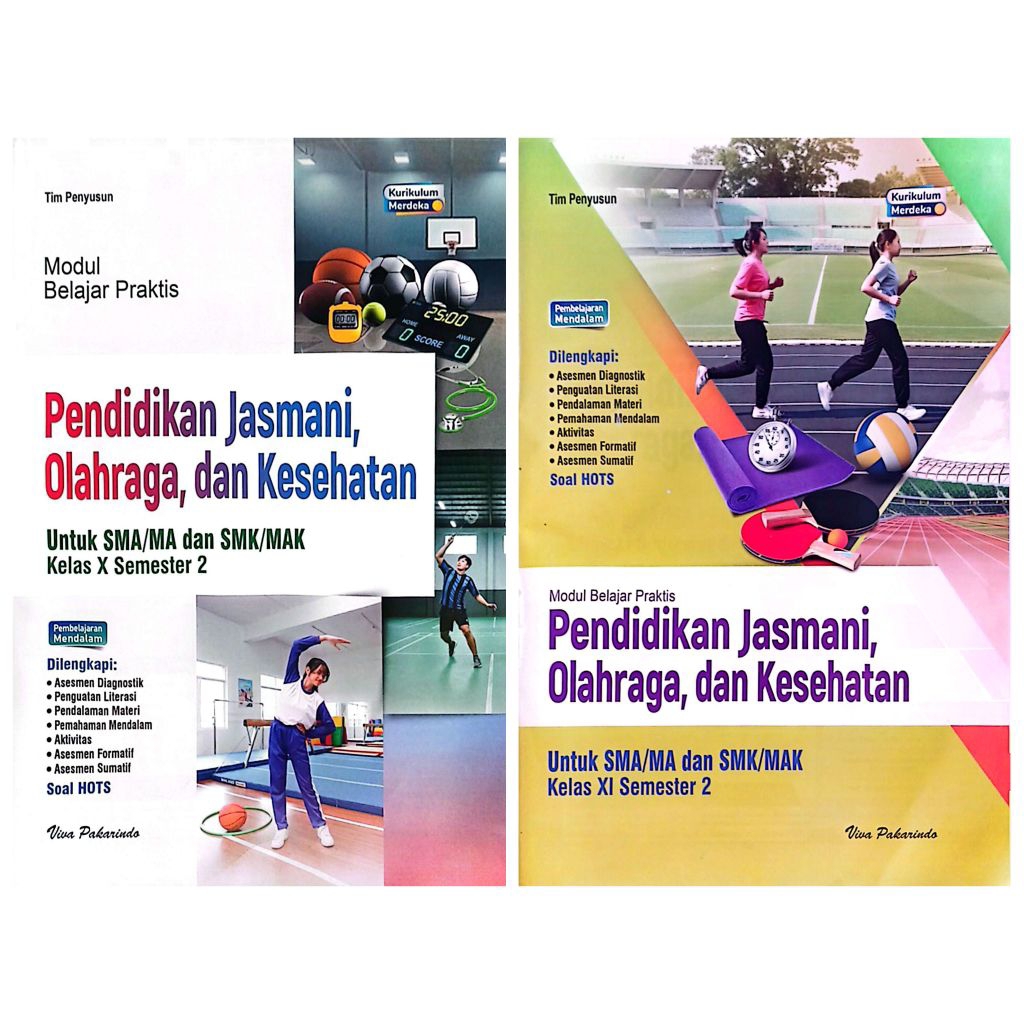 LKS VIVA PAKARINDO SMA SMK PENJASKES PJOK PENJAS KELAS 10 11 SEMESTER 2 GENAP KURIKULUM MERDEKA TA.2