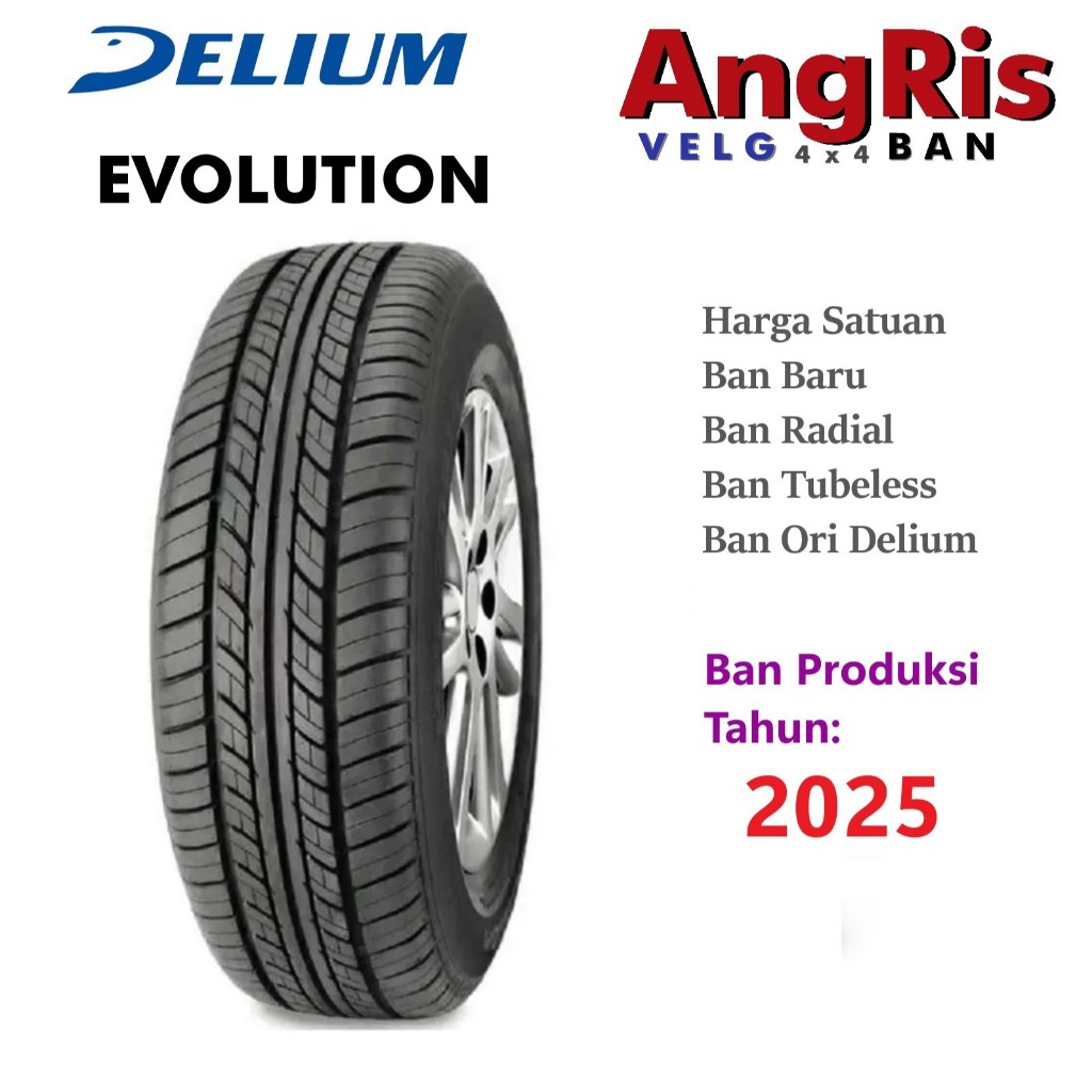 Delium Evolution 155 70 R12 Ban Radial Tubeless 155/70 ring 12 Mobil Wuling Air EV Carry Futura Hije