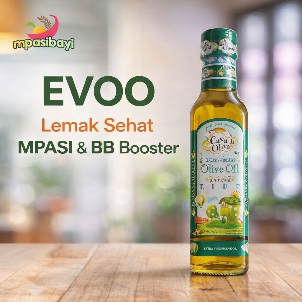 Evoo Casa di oliva kids minyak zaitun mpasi bayi kemasan terbaru