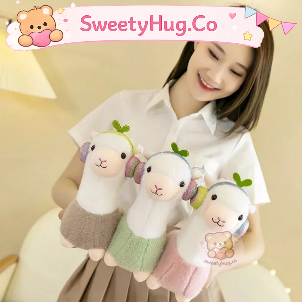 Boneka Alpaca Bahan Plush Impor / Boneka Alpaca 28cm Bahan Halus dan Lembut Kado Hadiah Ulang Tahun