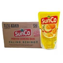 Sunco Minyak Goreng 1 Liter 1 Dus Isi 12 Pouch