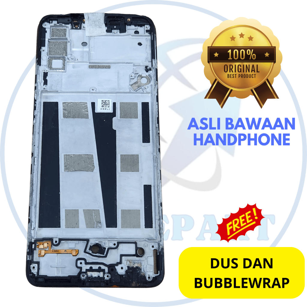 Frame tatakan LCD hp Oppo Reno 3 4g - asli original copotan cabutan bawaan