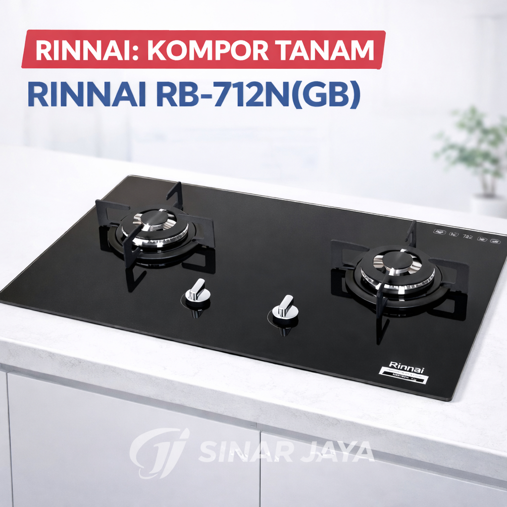RINNAI: KOMPOR TANAM RINNAI RB-712N(GB)