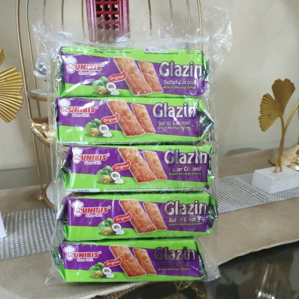 BISKUIT UNIBIS GLAZIN 1 PACK ISI 5