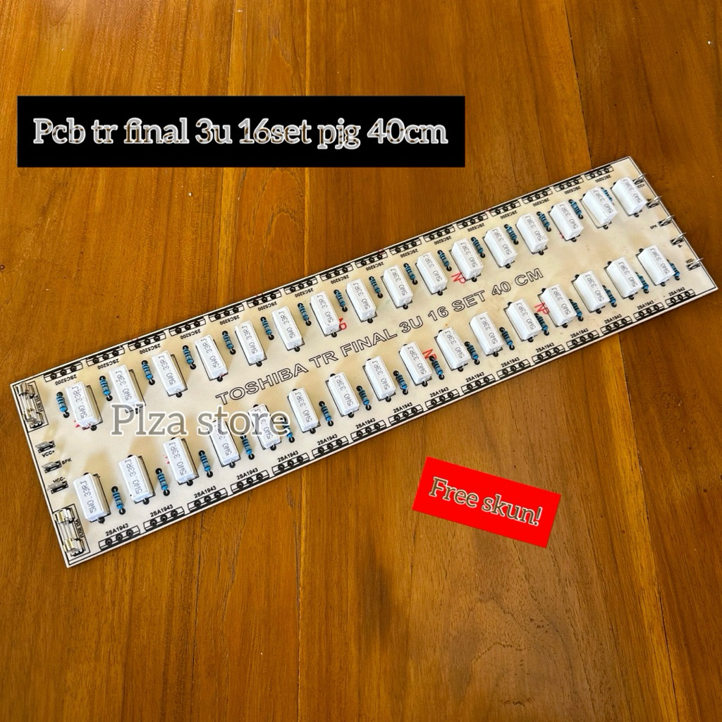 Pcb tr final 3u 16set panjang 40cm bahan fiber berkualitas pcb final 16 set