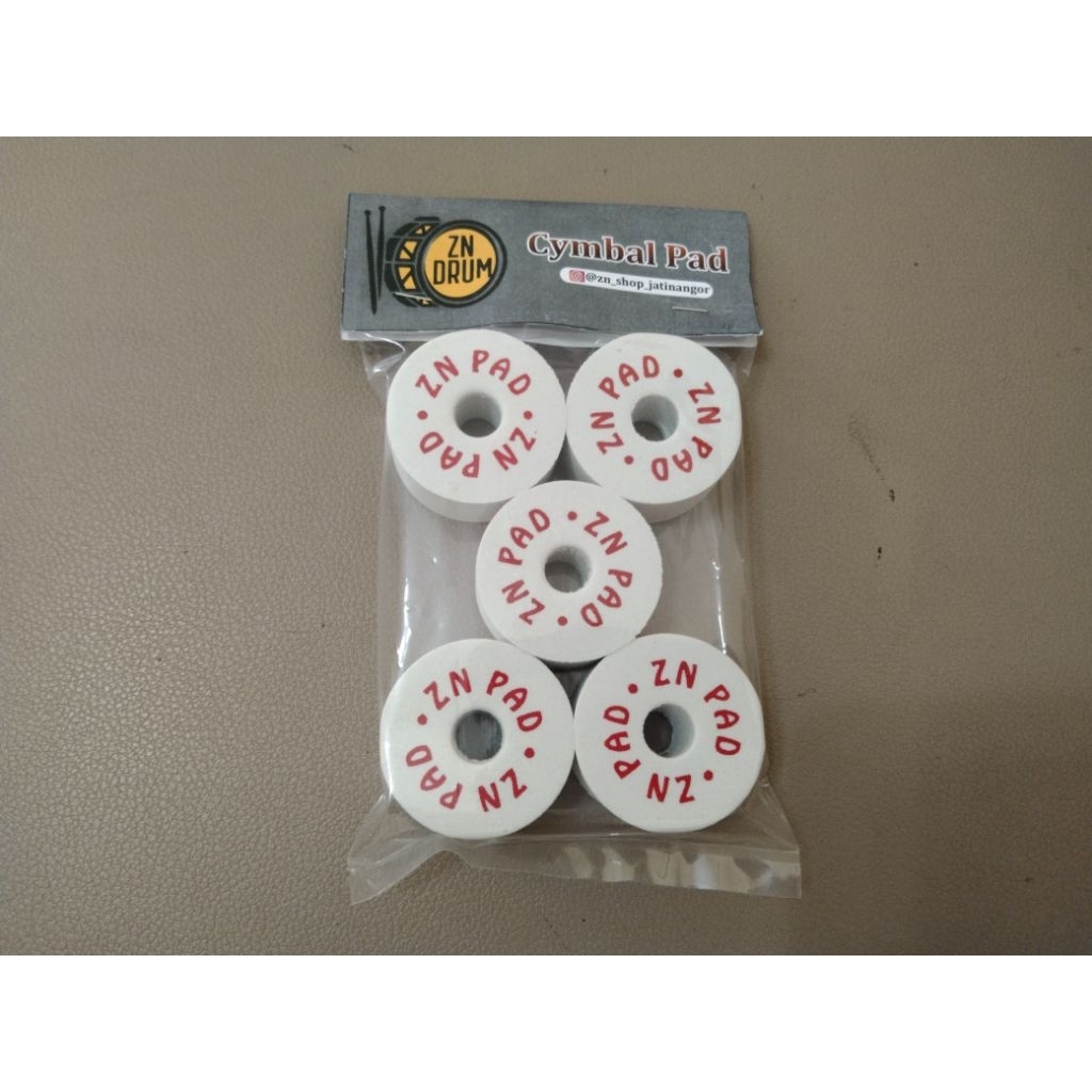 Cymbal pad Custom Putih