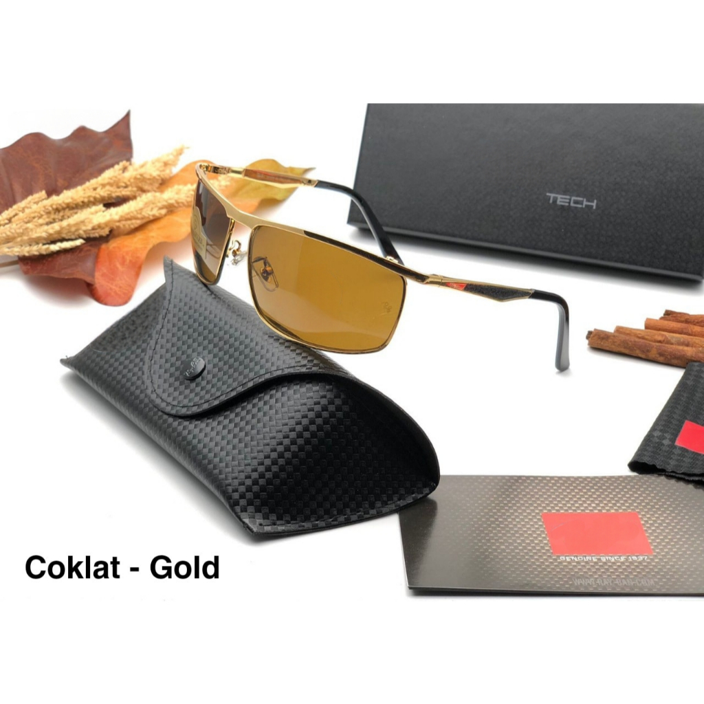 KACAMATA SUNGLASSES KEREN RB 3462 DENGAN LENSA KACA UNTUK BERBAGAI AKTIVITAS OUTDOOR INDOOR