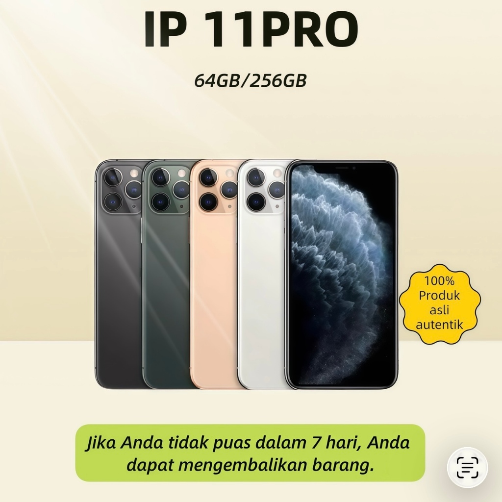 PROMO iphone 11pro SECOND original 100% 64GB 256GB  kondisi mulus like new fullset iphone bekas