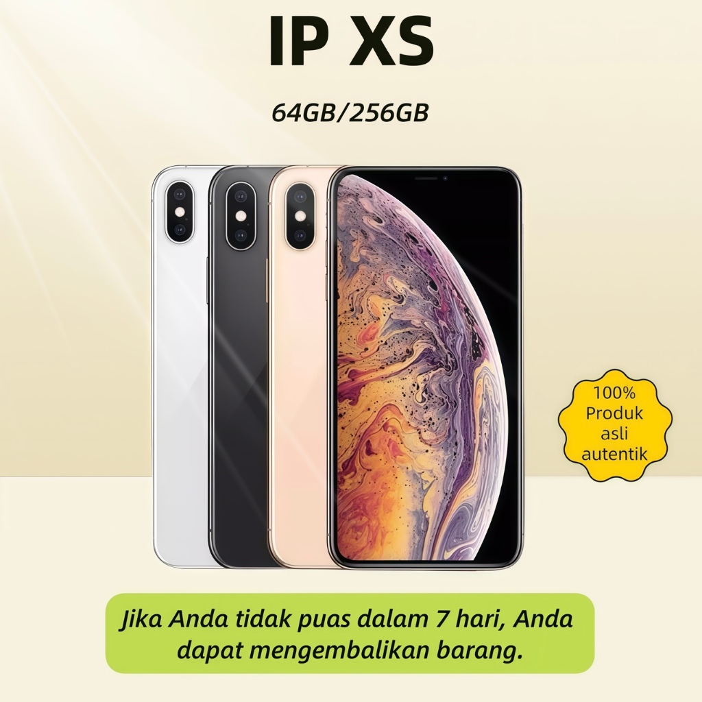 PROMO iphone XS SECOND original 100% 64GB 256GB kondisi mulus like new fullset iphone bekas