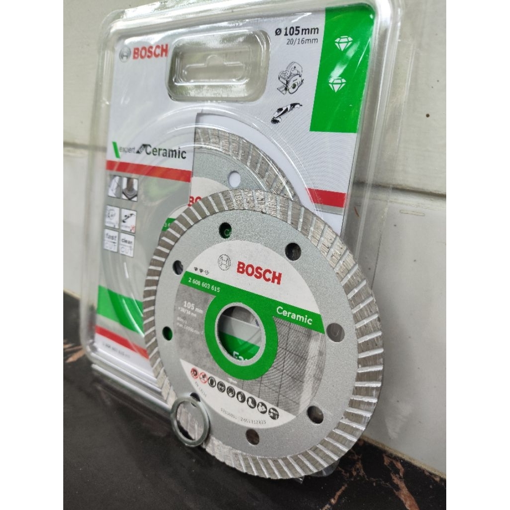 Mata Gerinda BOSCH TURBO 4 inchi Mata Pisau Potong Granit Keramik Marmer DIAMOND CUTTING BLADE mata 