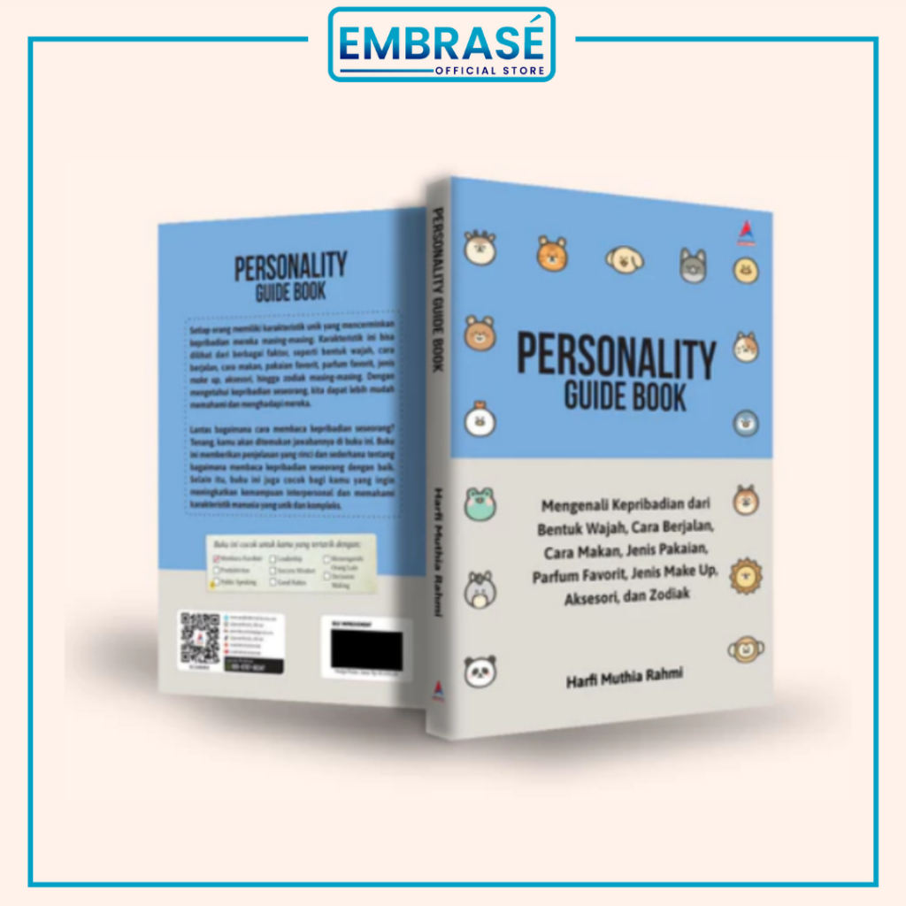 Buku Personality Guide Book : Mengenali Kepribadian Dari Bentuk Wajah, Cara Berjalan, Cara Makan, Je