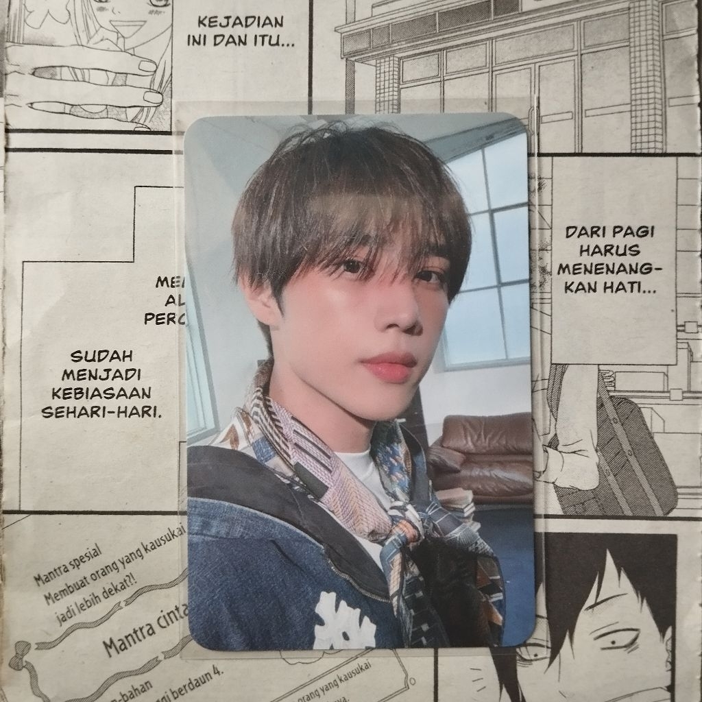 PHOTOCARD OFFICIAL SUNWOO THEBOYZ PC UNEXPEPECTED EVERLINE