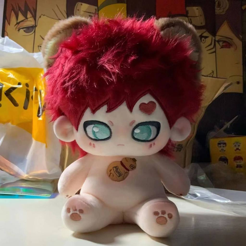 Boneka Plush Doll Bone in Gaara Anime Naruto Shipuden Mainan koleksi Anime Gaara Ai