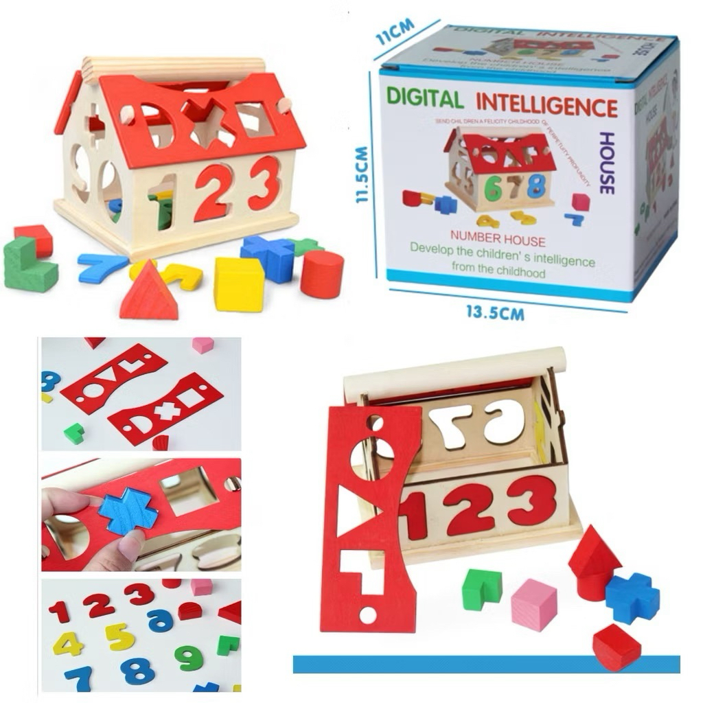 Puzzle Kayu Anak / Mainan Anak / Balok Kayu