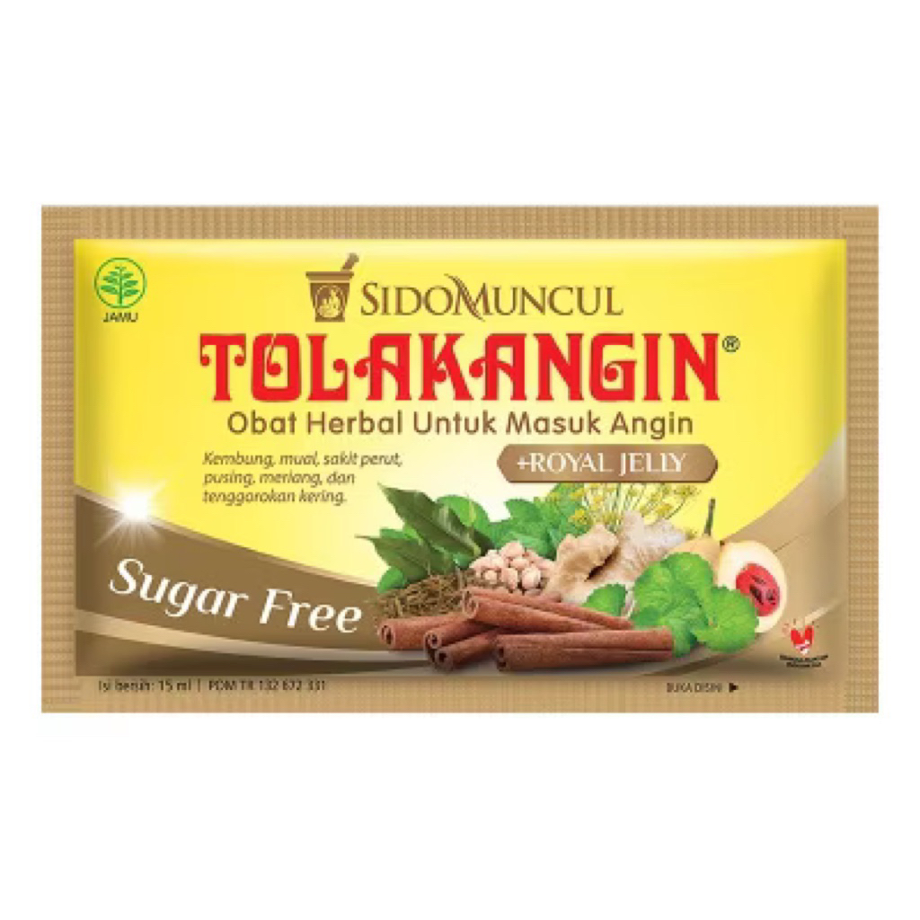 Tolak Angin Cair Bebas Gula Sachet 15ml