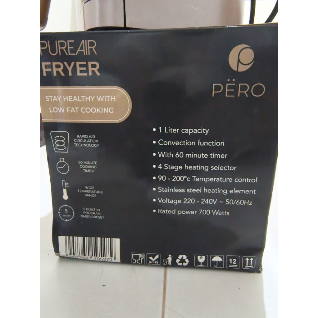 Preloved Pure Air Fryer Pero