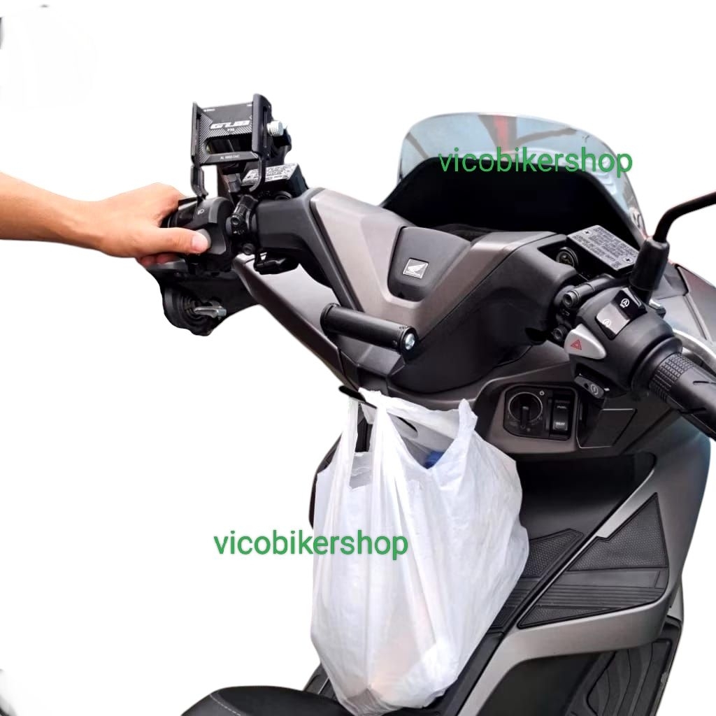 pcx 160 roadsync gantungan+braket holder hp