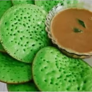 Serabi kinca durian dan Serabi kinca gula merah (Serabi Solo)