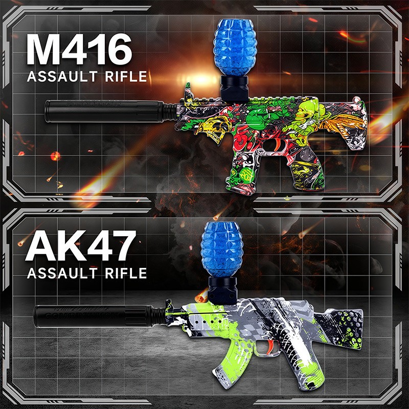 Water Gel Blaster Electric / Electric Gun MP5 Model / mainan pistol peluru gel tembakan water beads