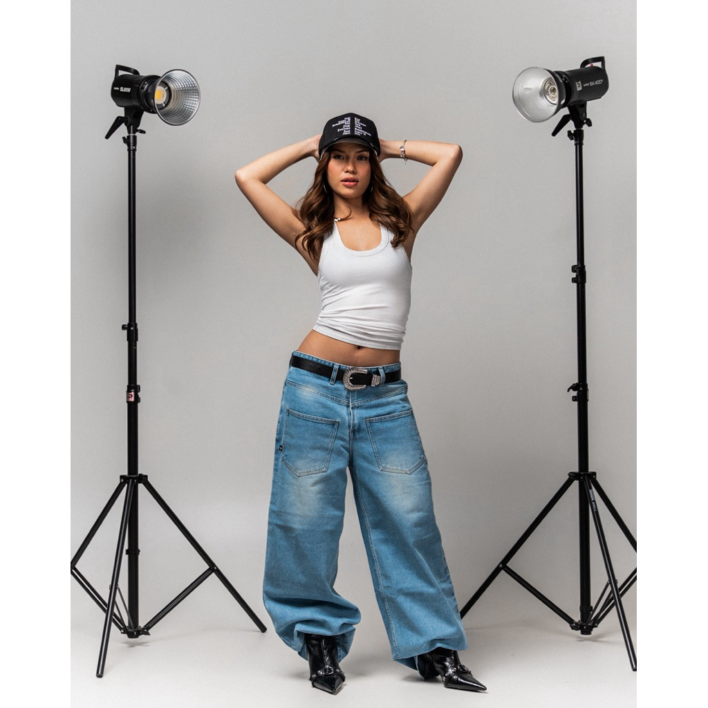 DEMOAN - REVERSE BAGGY JEANS