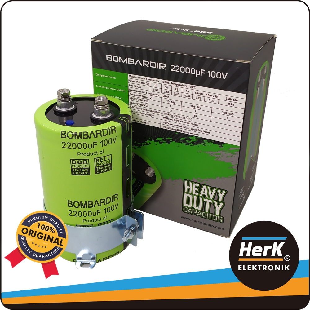 Elco Elko Kapasitor Capacitor Bombardir 22000uF 100V POWER PSU AUDIO