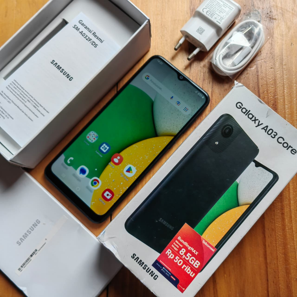 SAMSUNG A03 CORE SECOND 2/32GB HANDPHONE SECOND HP SEKEN HP BEKAS HP MURAH