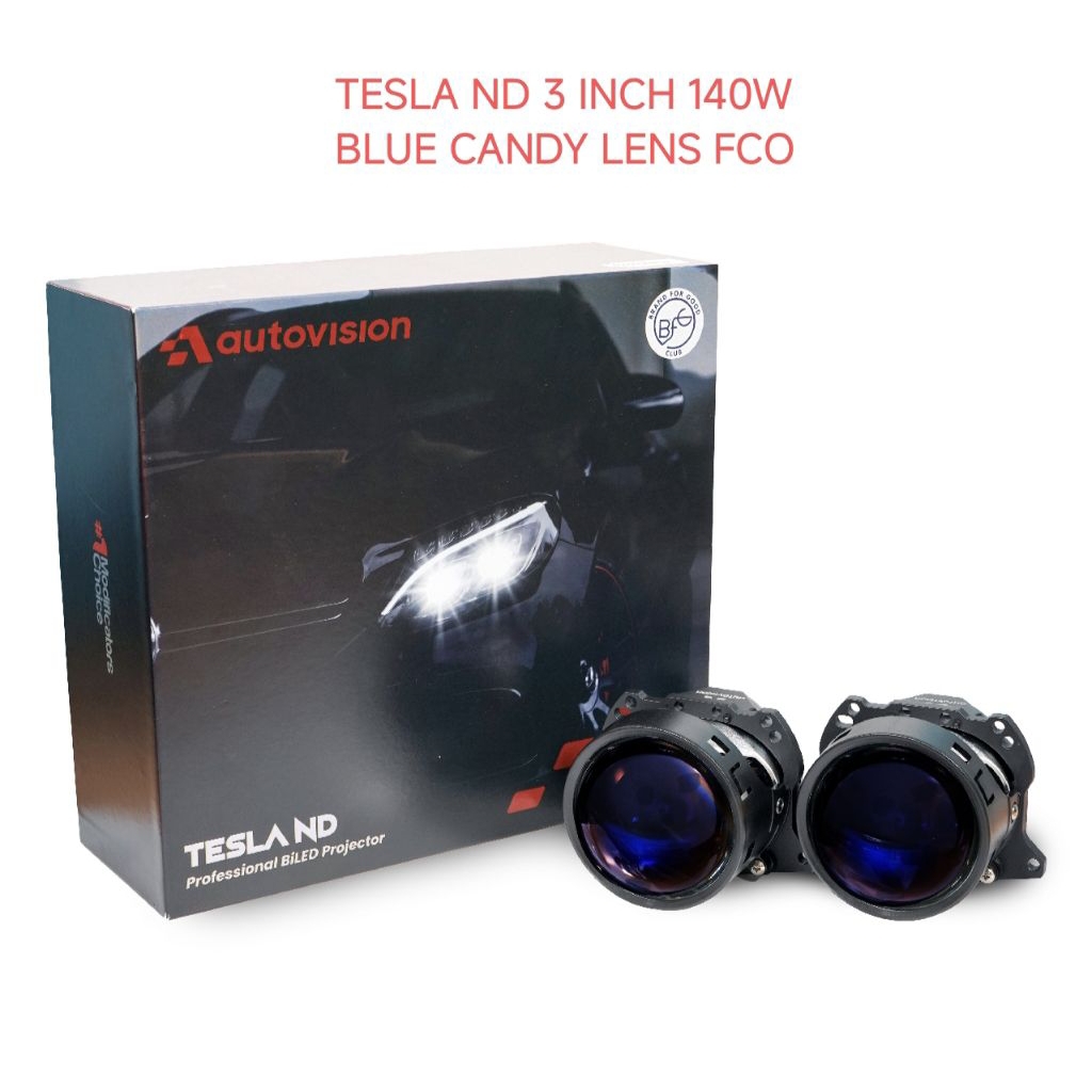 Led Projector Biled Tesla 3" 140W Autovision Mobil Universal Retrofit