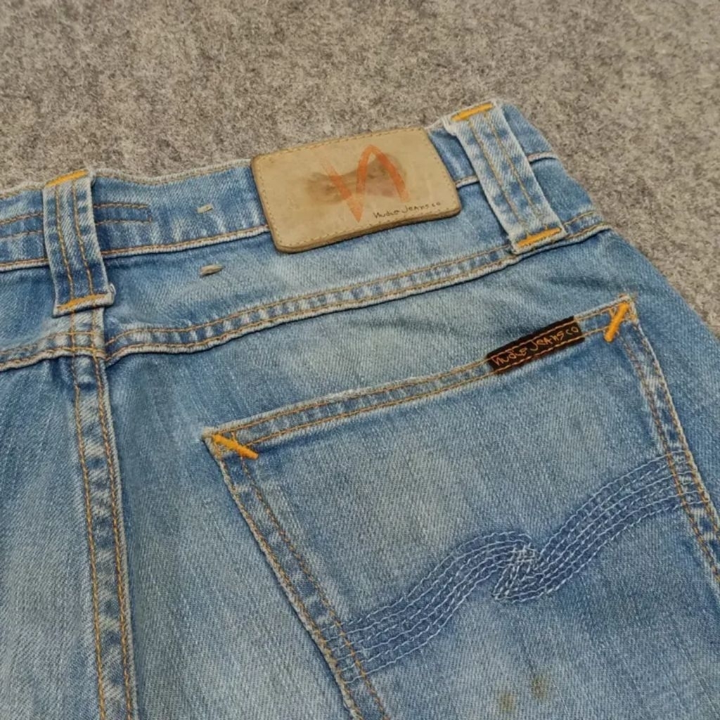 Celana slim fit jeans panjang NUDIE JEANS size 30 second