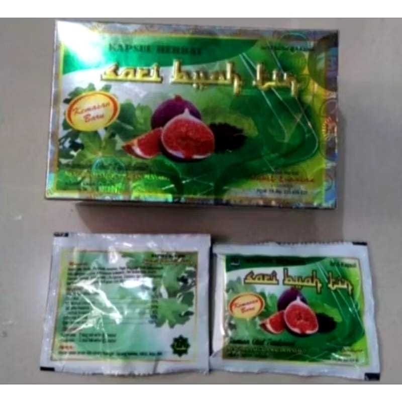 Sari Buah Tin Original Kapsul Untuk Kesehatan - 10 sachet 100% ASLI