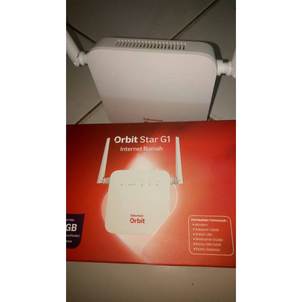 MODEM ORBIT G1 SECOND TIDAK ADA MINUS FULL SET
