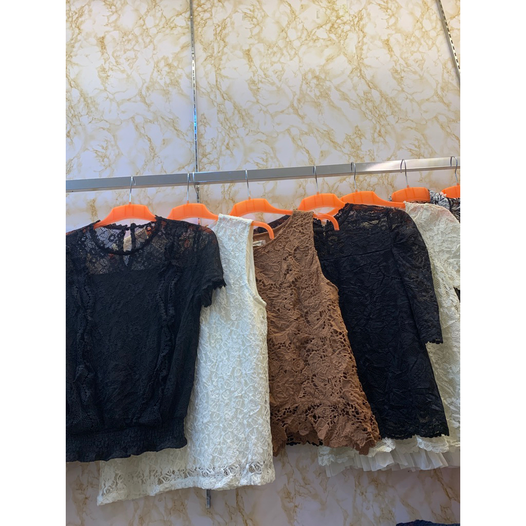 atasan brokat wanita premium