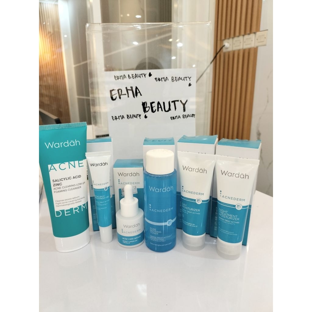 Sepaket Wardah Acne Derm Series Termurah 6in1