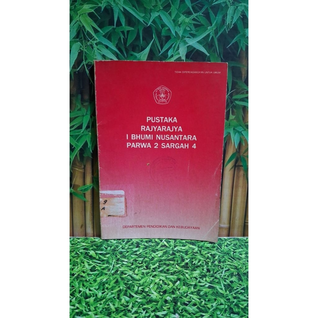 Pustaka Rajyarajya I Bhumi Nusantara Parwa 2 Sargah 4 - Departemen Pendidikan dan Kebudayaan