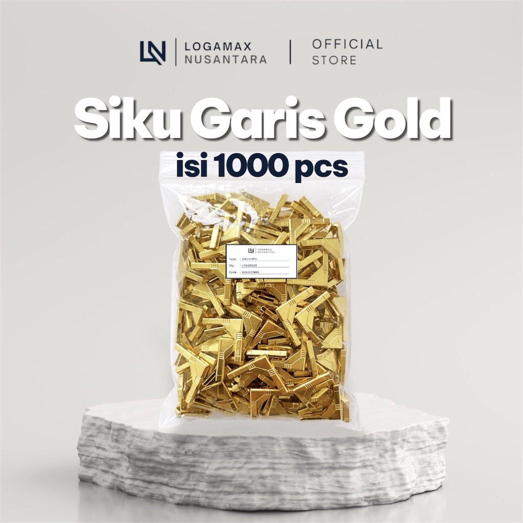 (±1.000 PCS) SIKU GARIS LOGAMAX/ SIKU SUDUT BUKU / SIKU BUKU WISUDA / SIKU BUKU YASIN / SIKU BUKU / 