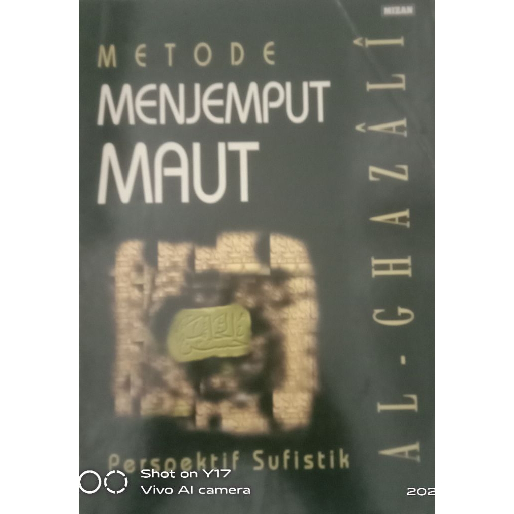 BUKU METODE MENJEMPUT MAUT PERSPEKTIF SUFISTIK AL_GHAZALI BEKAS ORIGINAL CETAKAN 1999