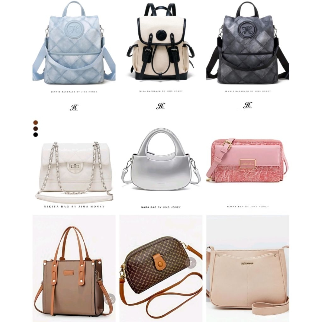 [NEW] Tas Dompet Wanita Jims Honey, Sophie Martin, Hon & Yan, MOCO Bisa Instan Yogyakarta