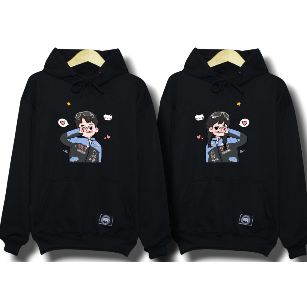 sweater couple pasangan / sweater couple pasangan 2 pcs hoodie couple / jaket couple pasangan  / Hoo