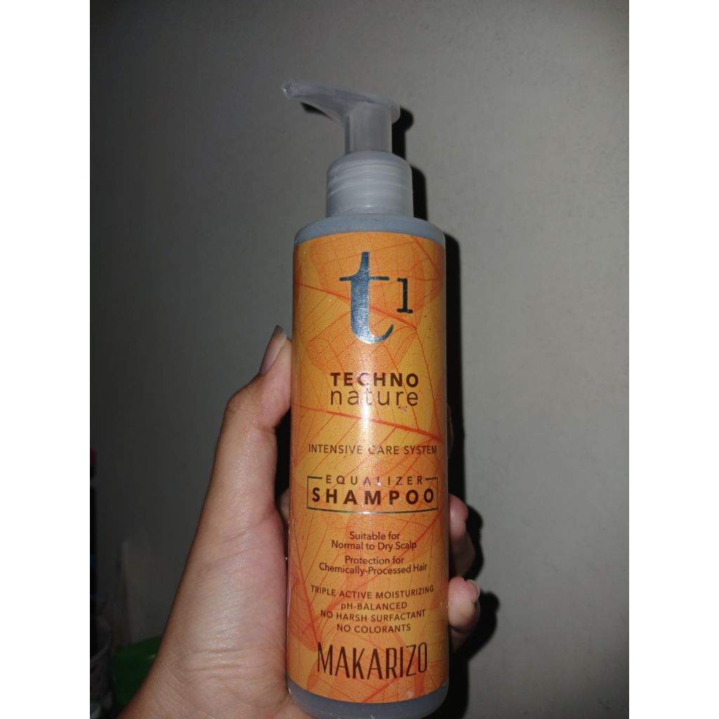 preloved Makarizo T1 techno nature equalizer shampoo