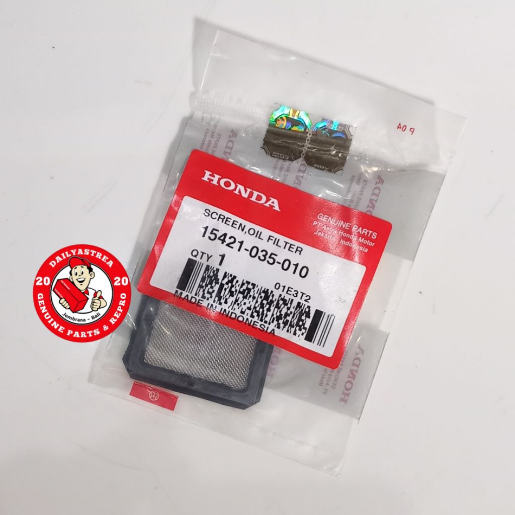 SCREEN OIL FILTER OLI HONDA WIN ASTREA 800 STAR PRIMA GRAND LEGENDA SUPRA FIT V XX X 100 ORIGINAL 14