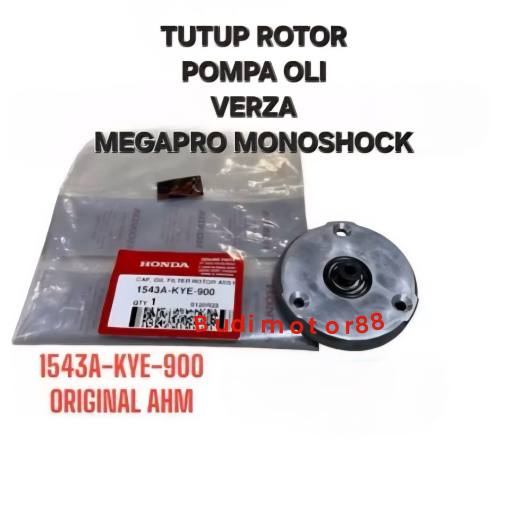 TUTUP ROTOR POMPA OLI  VERZA MEGAPRO MONOSHOCK ORIGINAL