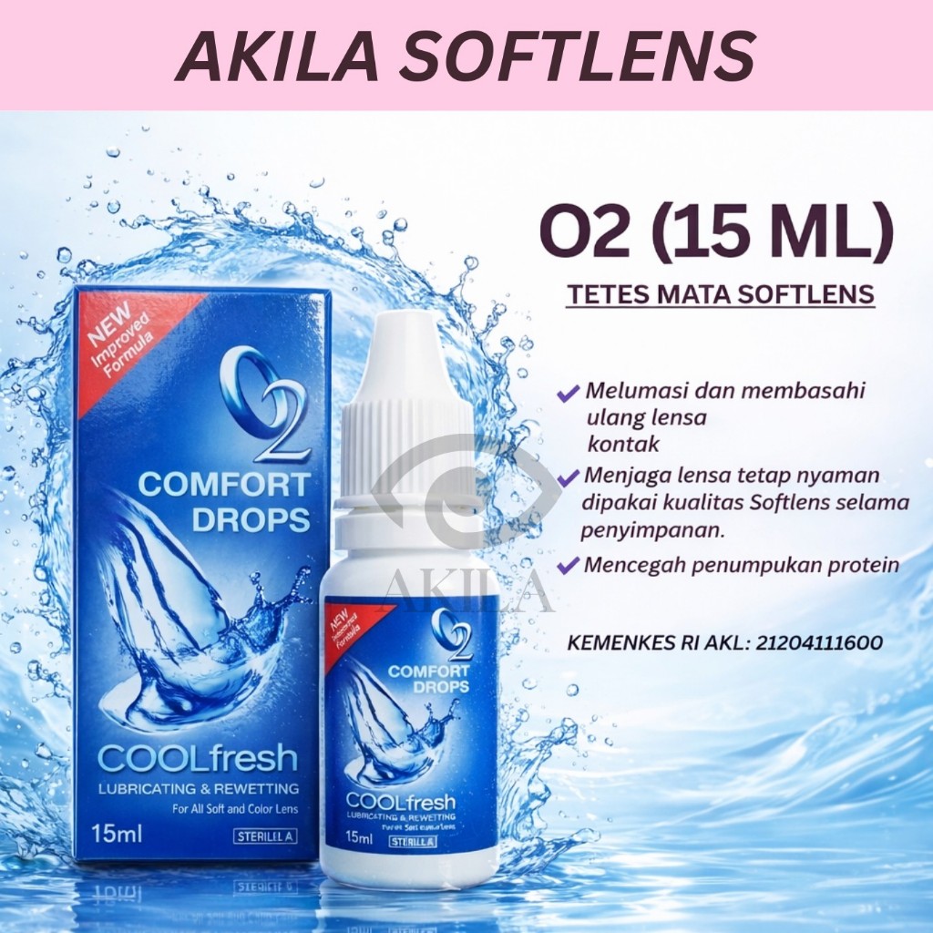 TETES MATA SOFTLENS O2 15 ML / CAIRAN TETES SOFLENS OMEGA O2 15ML / REFRESHING EYE DROPS
