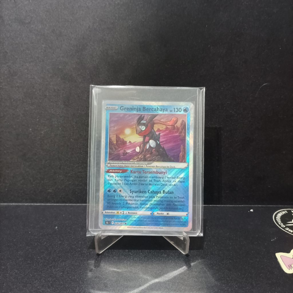greninja bercahaya (026/067 K) | POKEMON TCG INDONESIA