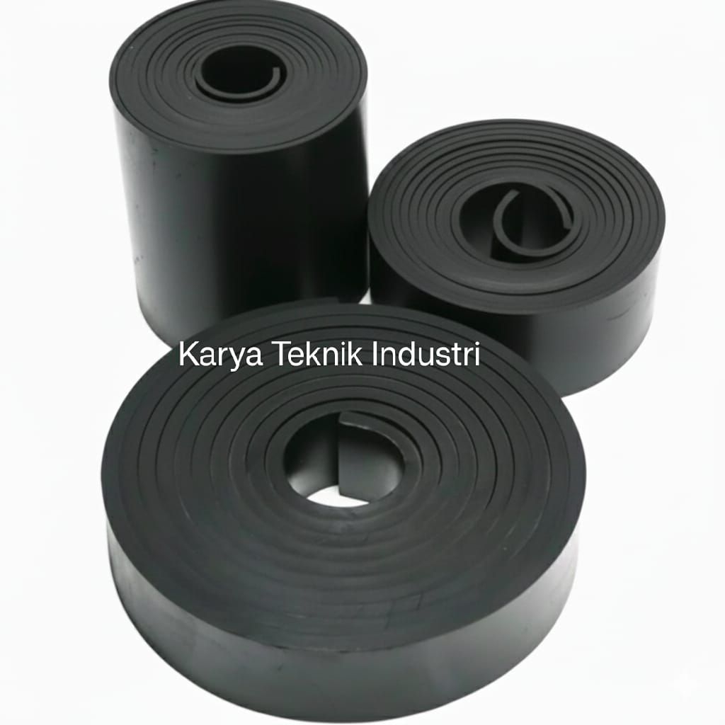 Karet Rubber Strip tebal 3mm Ukuran 20mm × 1000mm