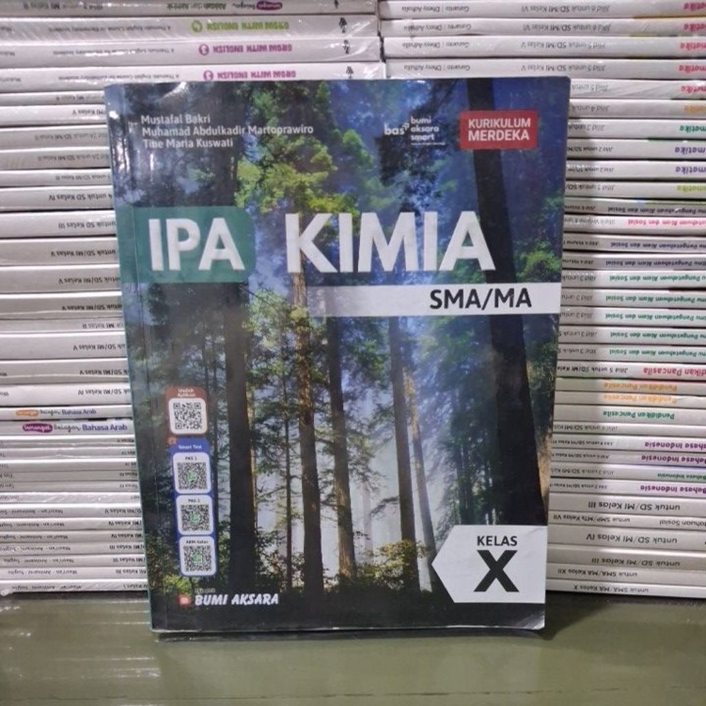 Buku Original IPA KIMIA SMA MA Kelas 10 K Merdeka BUMI AKSARA