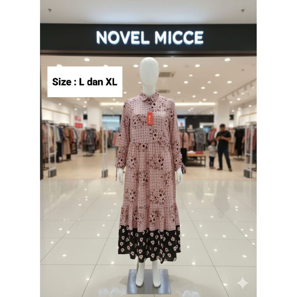 Gamis Rayon Novel Mice