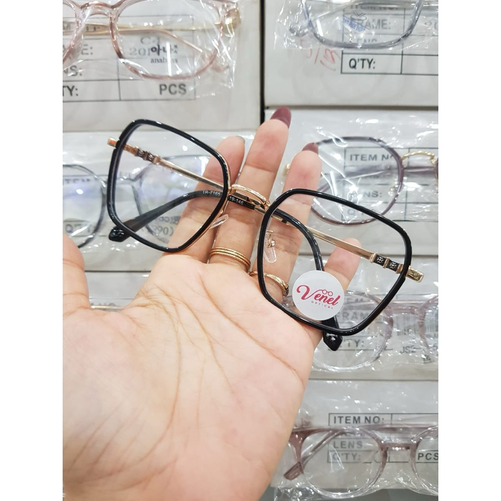 Kacamata kotak Nosepad kekinian kode 7165 anti radiasi blueray photocromic