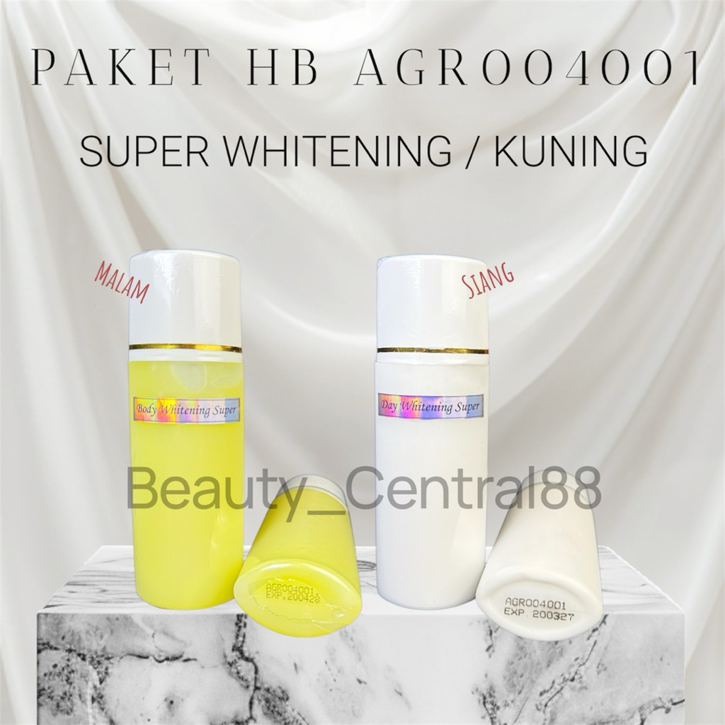 PROMO PAKET HB AGR004001 SUPER WHITENING || PLATINUM || LOTION PEMUTIH