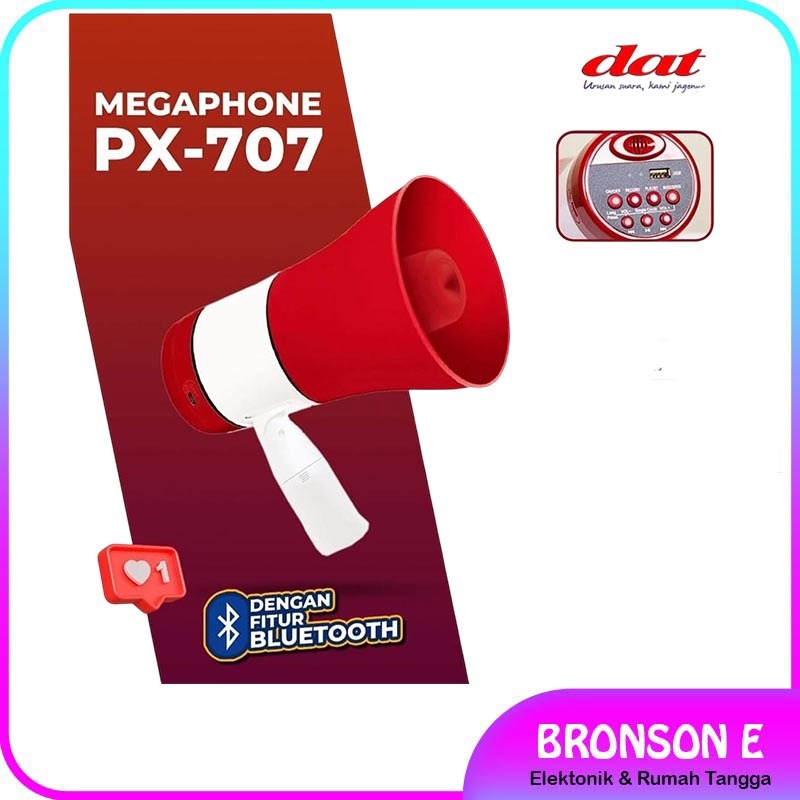 Megaphone Pengeras Suara Toa DAT PX 707 + Battery Charger