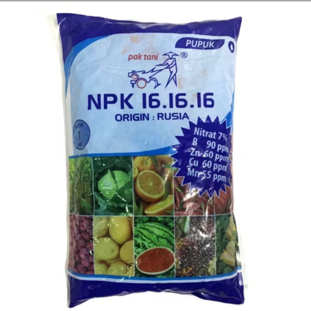 Pupuk NPK 16-16-16 Rusia