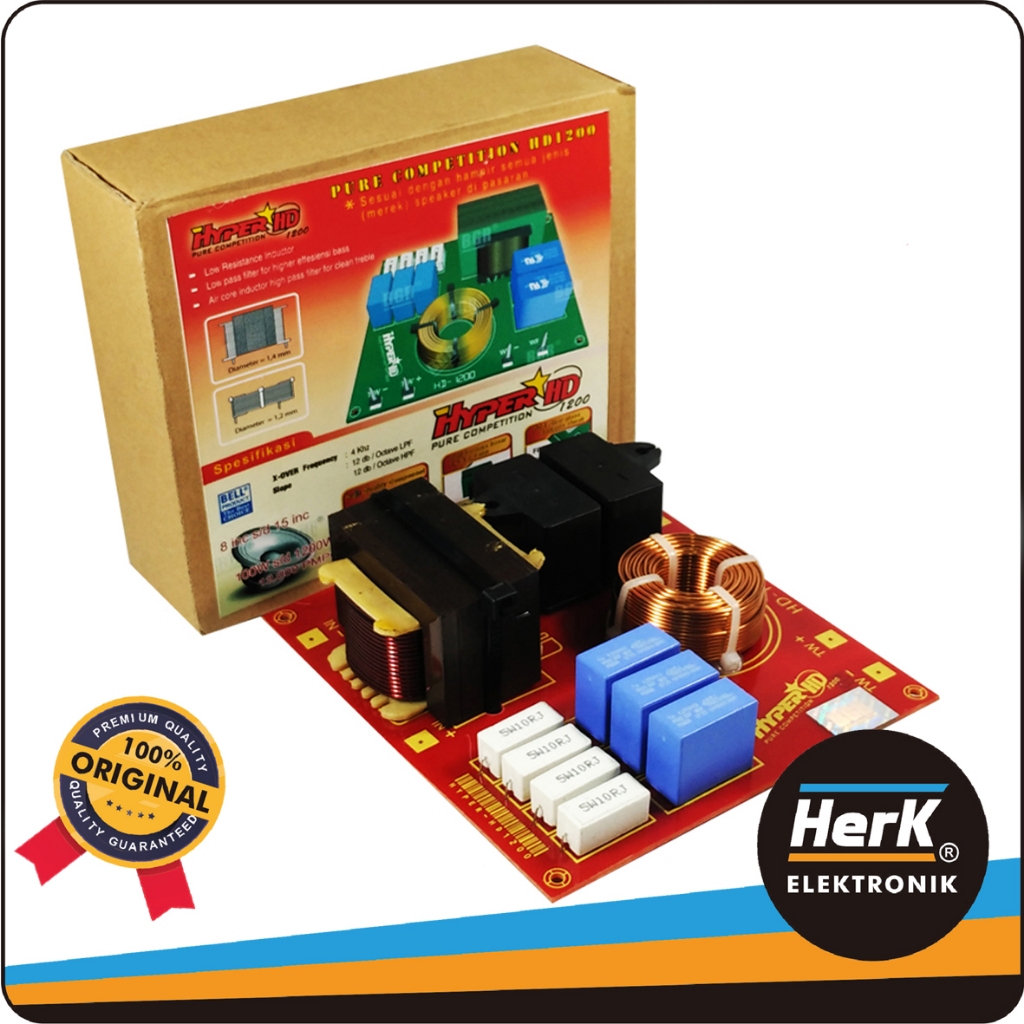 KIT AUDIO CROSSOVER 2 WAY HYPER 1200W BELL BGR